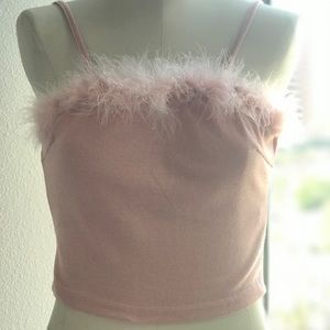 Pink Crop Top